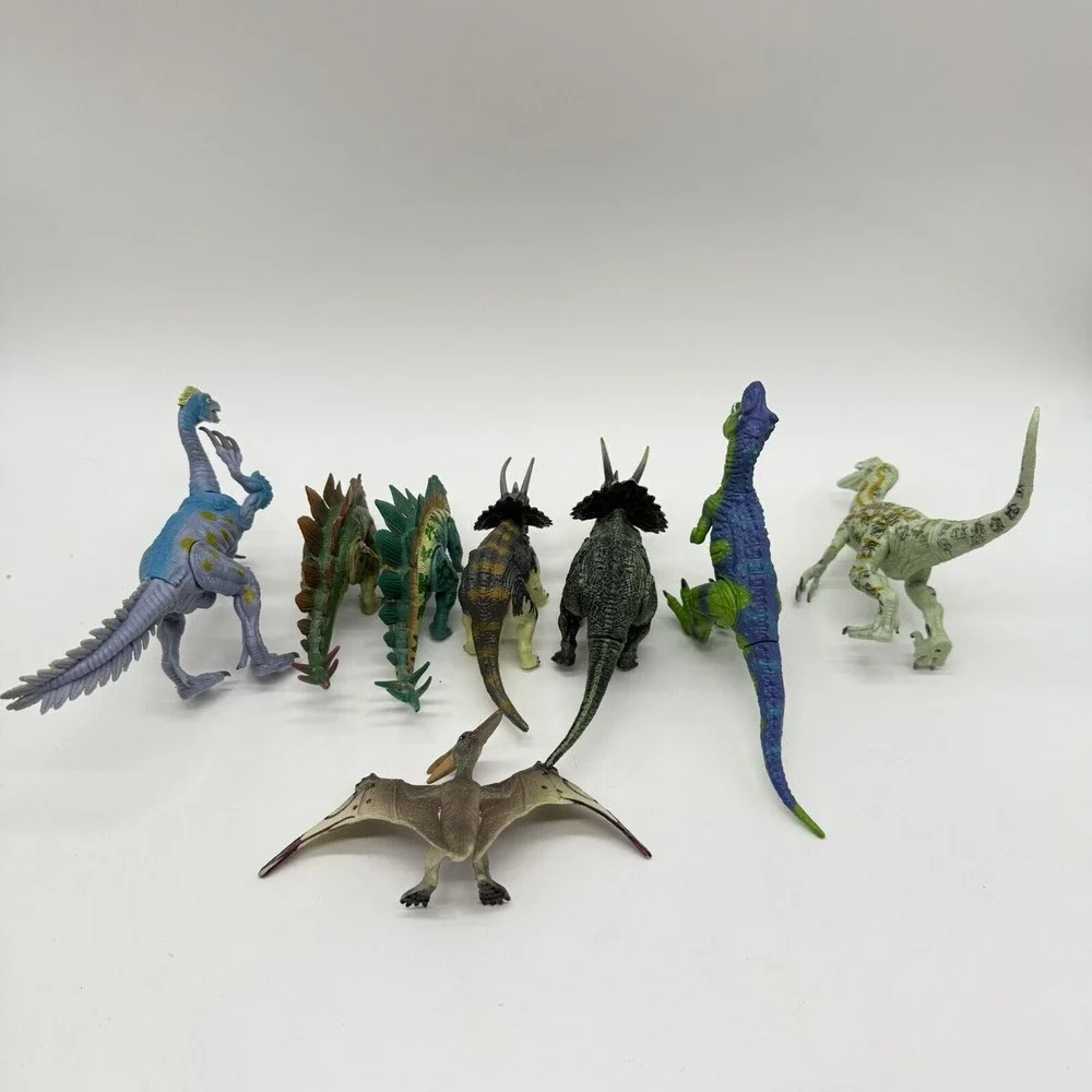 Unbranded Dinosaurs Lot‎ Of 8 Figure Toy Educational Prehistoric Toys